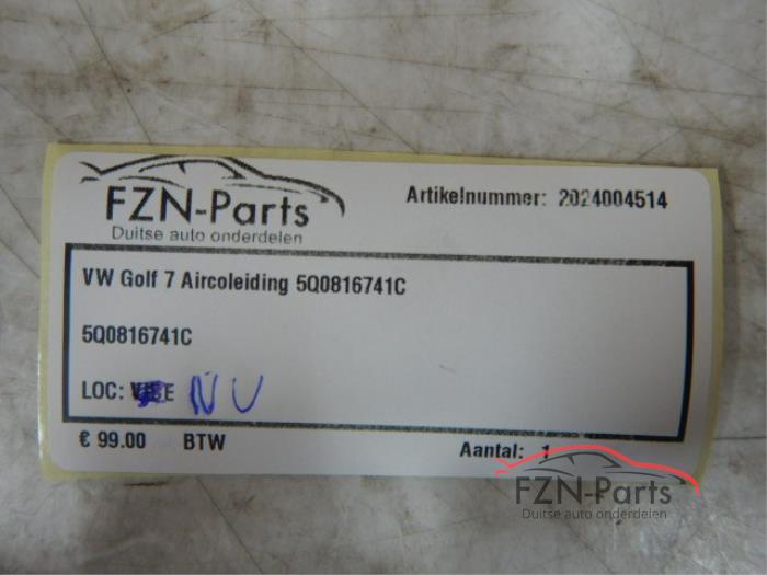 VW Golf 7 Aircoleiding