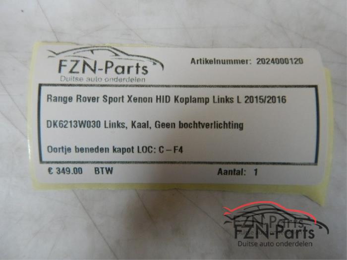 Range Rover Sport Xenon HID Koplamp Links L 2015/2016