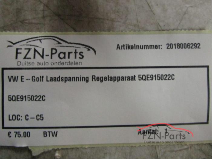VW E-Golf Laadspanning Regelapparaat