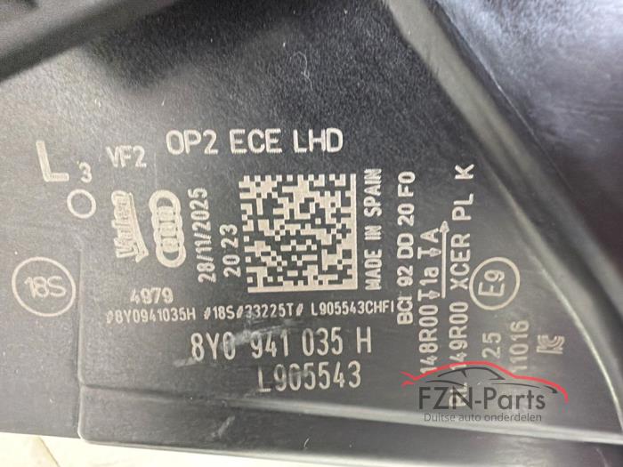 Audi A3 8Y Facelift Matrix Koplamp Links