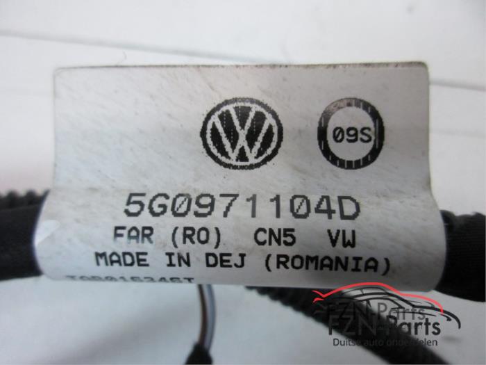 VW Golf 7 4PDC Kabelboom Achterbumper