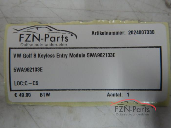 VW Golf 8 Keyless Entry module