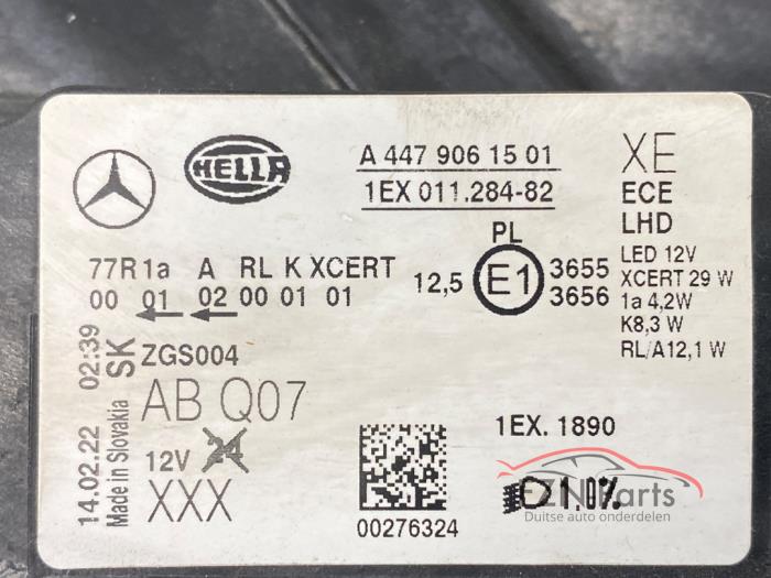 Mercedes Benz Vito W447 LED ILS Koplamp Rechts