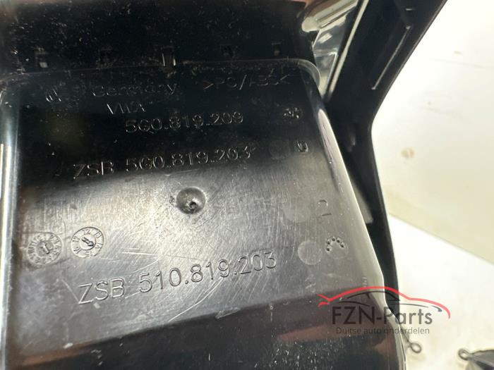 VW Golf 7 Middenconsole Achter Luchtrooster