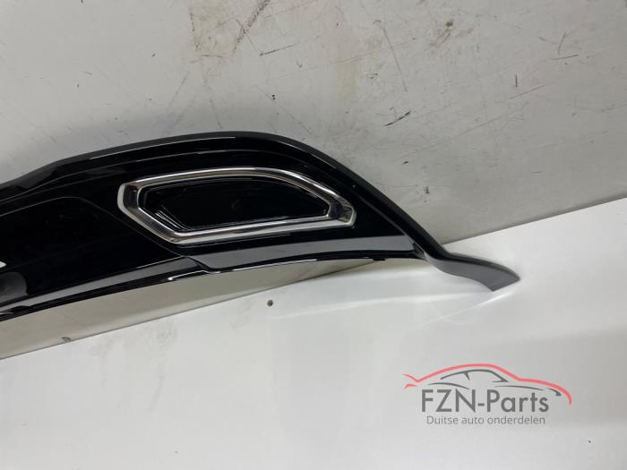 VW Golf 7 Facelift R- line Onderlip diffuser achterbumper