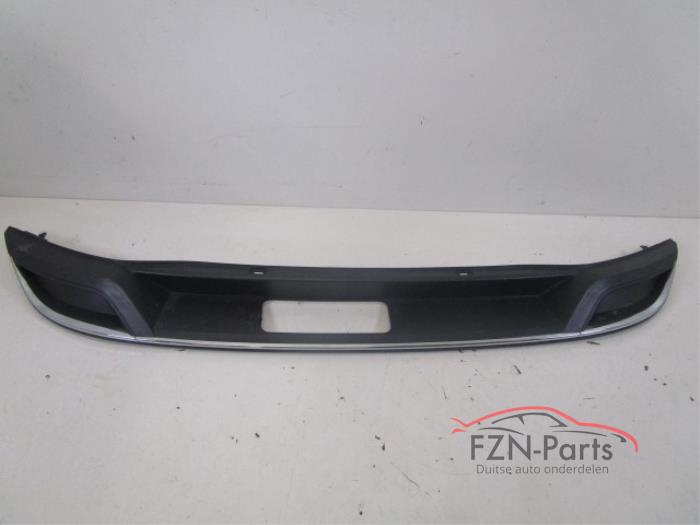 VW Golf 7 Facelift Diffuser Onderlip Achterbumper Half Chrome