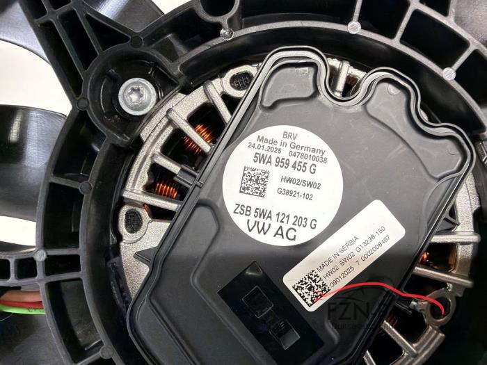 VW Golf 8 Ventilator Enkelfan + Koelluchtventilator + Behuizing