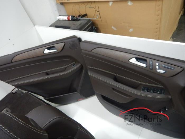 Mercedes Benz GL-Klasse X166 7 Persoons interieur Leer Leder Bruin