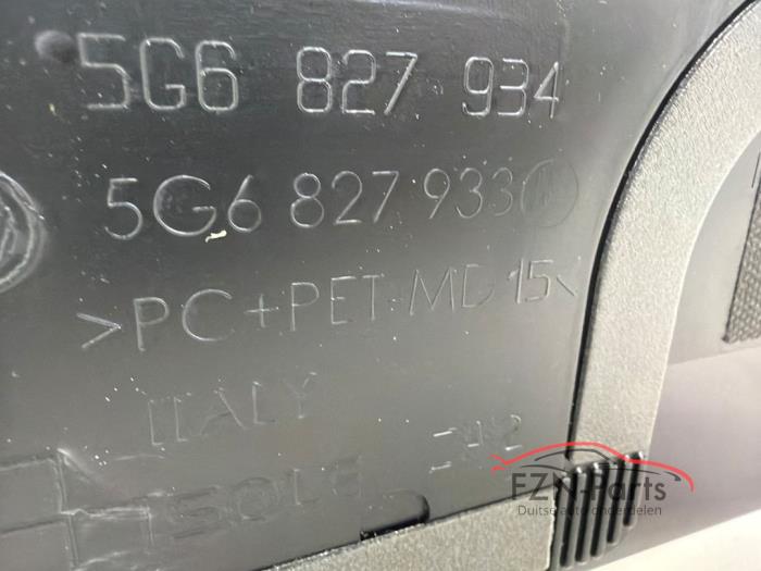 VW Golf 7 R R-Line/GTD/GTI spoiler Achterklep LD7P