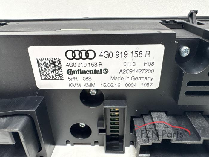 Audi a6 c7 4g Clima paneel achterzijde