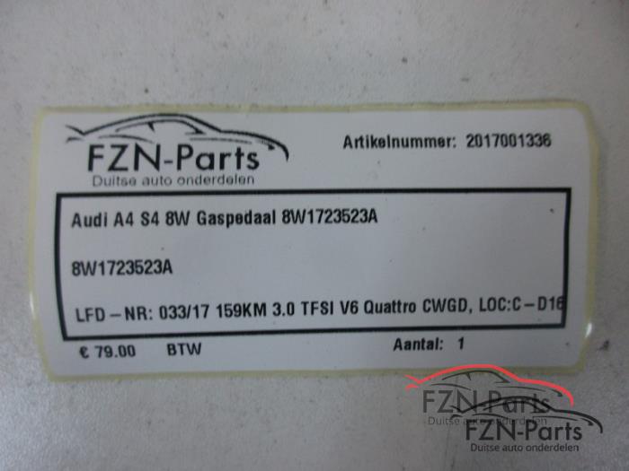 Audi A4 S4 8W Gaspedaal