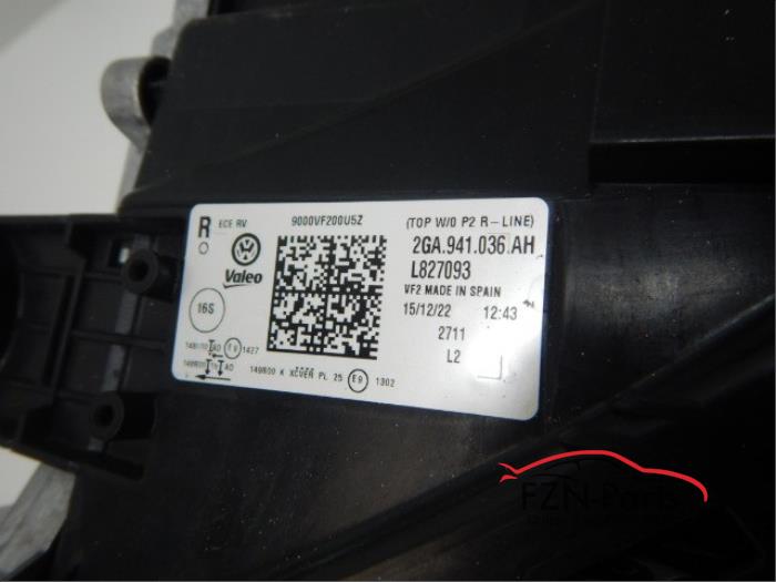 VW T-Roc R-Line 2GA Facelift IQ-Led Koplamp Rechts