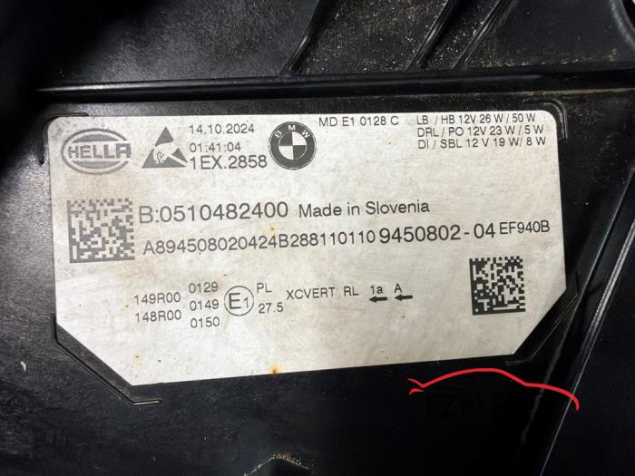 BMW 3-Serie G20 LCI VOLLED koplamp Rechts
