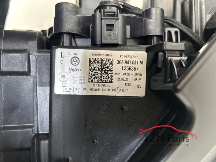 VW Arteon Facelift 3G8 koplamp Links VOLLED
