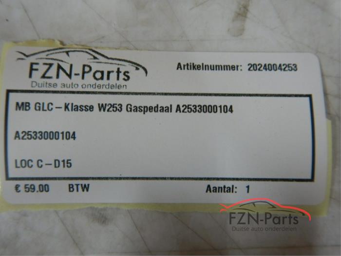 Mercedes-Benz GLC W253 Gaspedaal