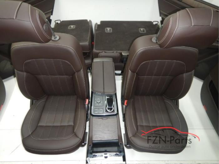 Mercedes Benz GL-Klasse X166 7 Persoons interieur Leer Leder Bruin