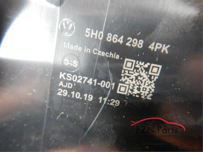 VW Golf 8 Middenconsole Armsteun Achterzijde USB-C