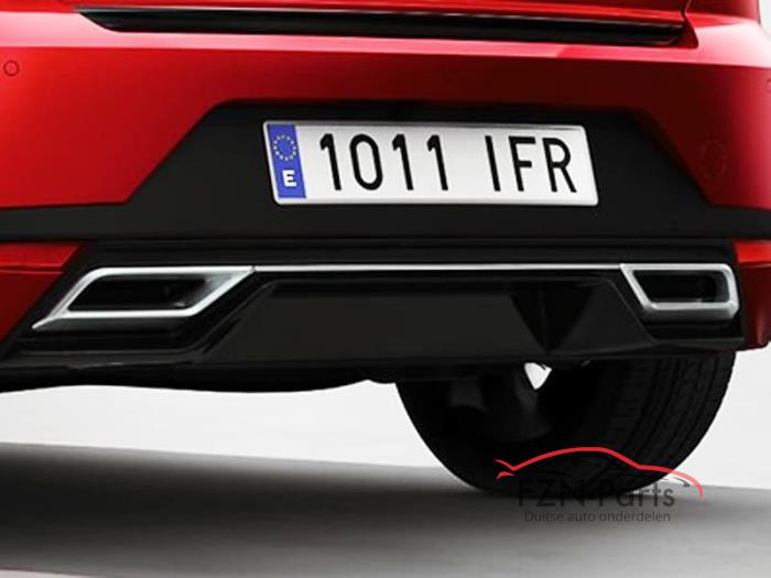 Seat Ibiza 6F FR Achterbumper onderlip Diffuser+Inleg