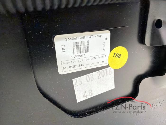 VW Golf 7 R R-Line/GTD/GTI spoiler Achterklep LO41