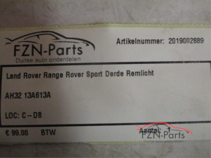 Land Rover Range Rover Sport 3e derde remlicht achterzijde
