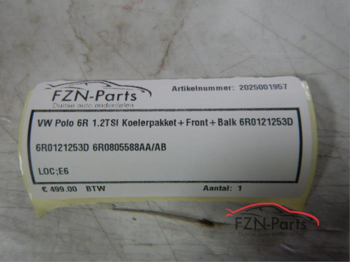 VW Polo 6R 1.2 TSI Koelerpakket + Front + Bumperbalk