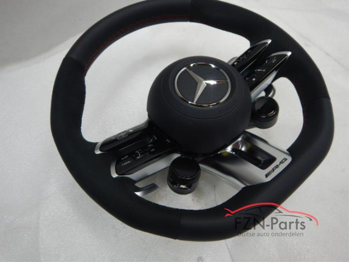 Mercedes-Benz C63 E63 W206 W213 AMG Stuur Leer MF+F1+Airbag