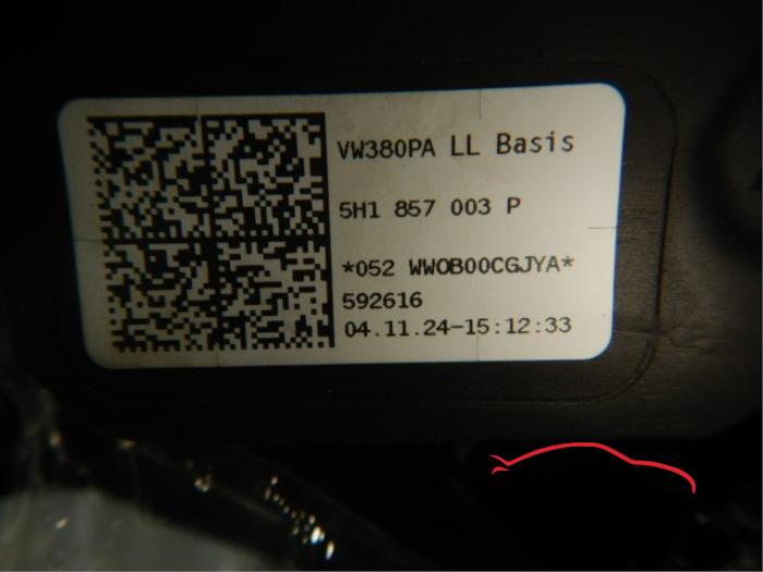 VW Golf 8 Facelift Airbagset Dashboard (airbagset) Airbags Gordels