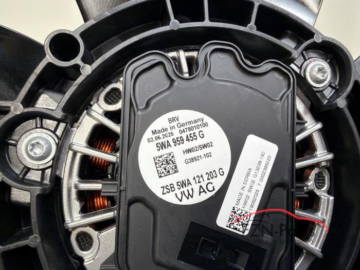 VW Golf 8 Ventilator Enkelfan + Koelluchtventilator + Behuizing