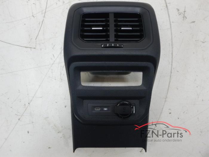 VW Tiguan 5NA Facelift Middenconsole Armsteun Achterkant