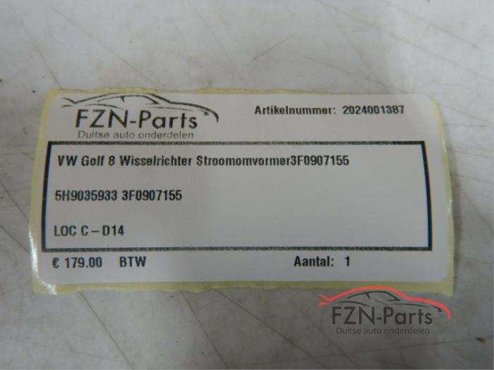 VW Golf 8 Wisselrichter Stroomomvormer 230V