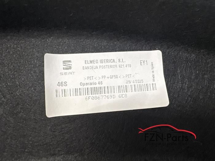 Seat Ibiza 6F Hoedenplank zwart