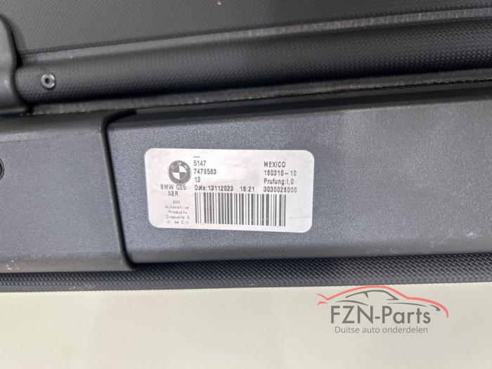 BMW X5 G05 Afdekking rollo bagageruimte