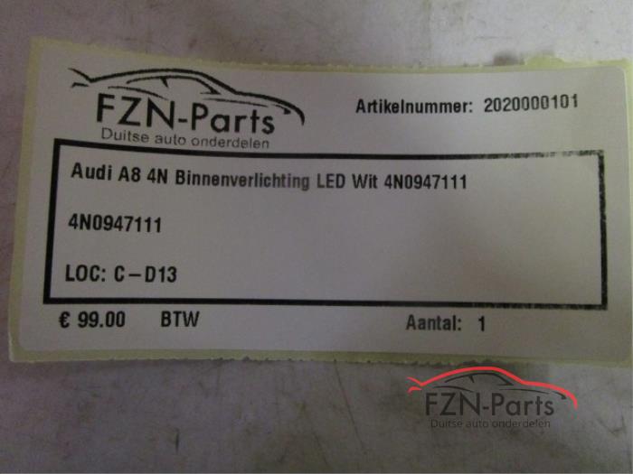 Audi A8 4N Binnenverlichting LED Wit