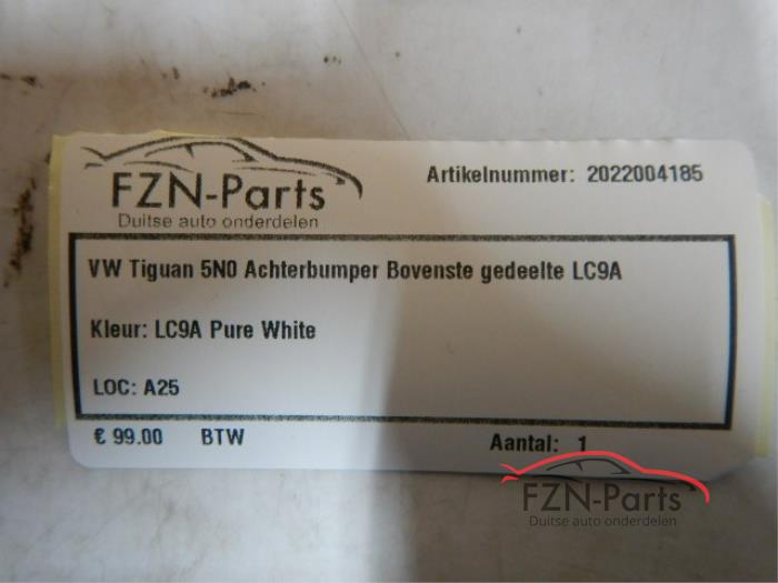 VW Tiguan 5N0 Achterbumper Bovenste Gedeelte LC9A