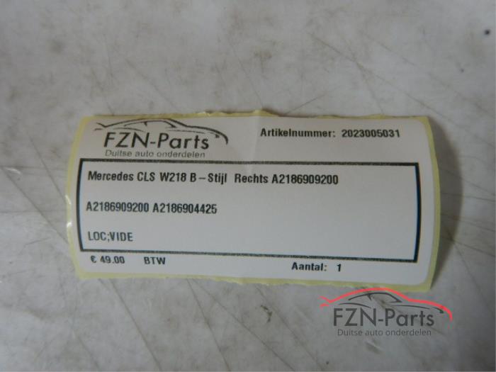 Mercedes CLS W218 B-Stijl rechts A2186909200