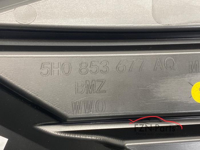 VW Golf 8.5 Facelift R-Line Voorbumper Inleg Rooster Hoogglans