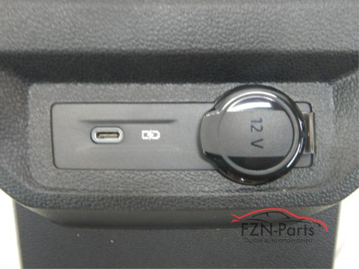 VW Tiguan 5NA Facelift Middenconsole Armsteun Achterkant