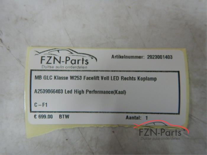Mercedes-Benz GLC-Klasse W253 Facelift Volled Rechts Koplamp