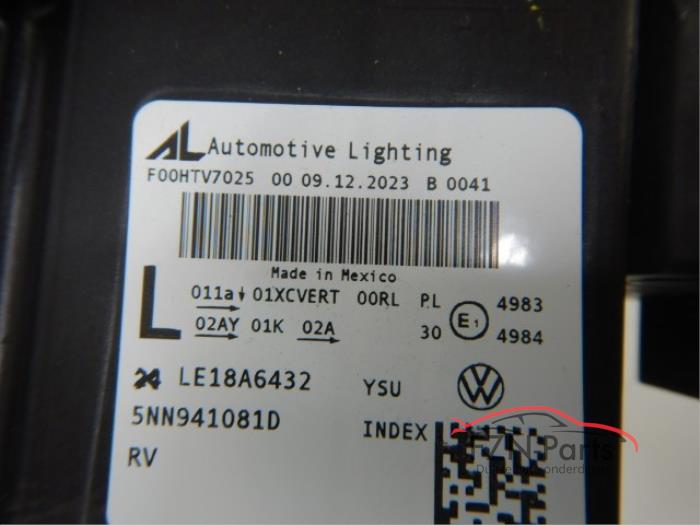 VW Tiguan 5NN Allspace Facelift Koplamp Links VOLLED Dynamisch