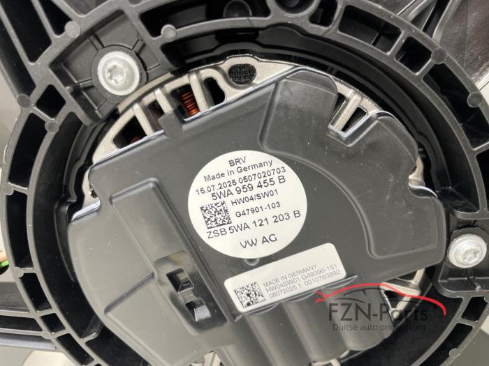 VW Golf 8 Ventilator Enkelfan + Koelluchtventilator + Behuizing