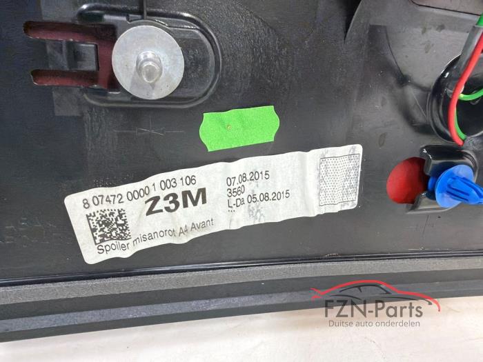 Audi A4 S4 8W Avant S-Line Achterklep Spoiler LZ3M