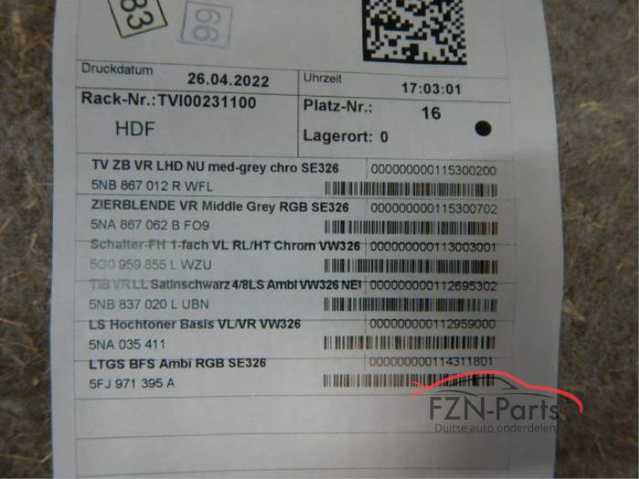 Seat Tarraco 5FJ FR Facelift Interieur Alcantara Leer Stof Elektrisch Memory