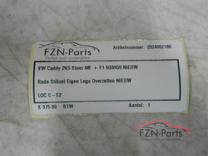 VW Caddy 2K5 Stuur MF+F1 5G0959442L NIEUW