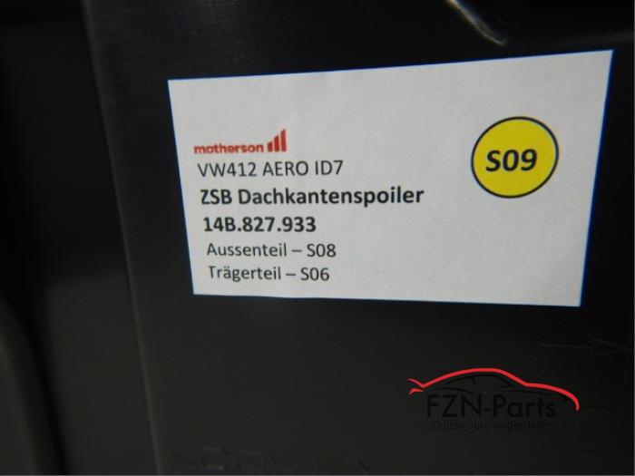 VW ID7 Dakspoiler 14B827933