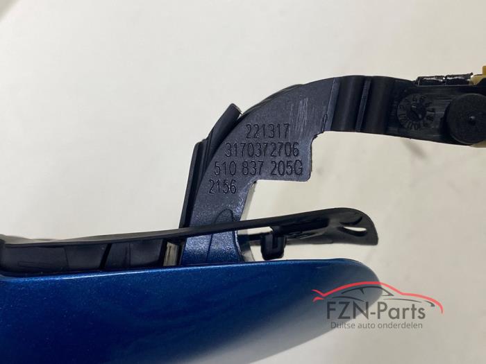 VW Tiguan 5NA Portier deur greep hendel Keyless Links voor Blauw