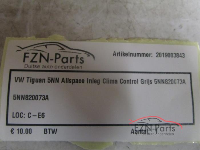 VW Tiguan 5NN Allspace Inleg Cima Control Grijs