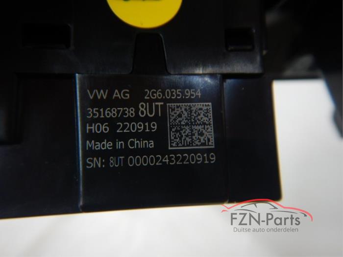 VW Golf 8 Middenconsole Armsteun Achterzijde USB-C