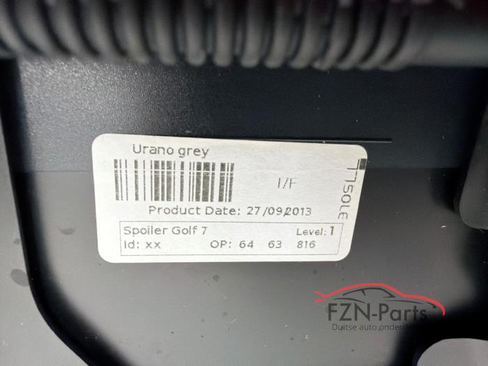 VW Golf 7 R R-Line/GTD/GTI spoiler Achterklep LI7F