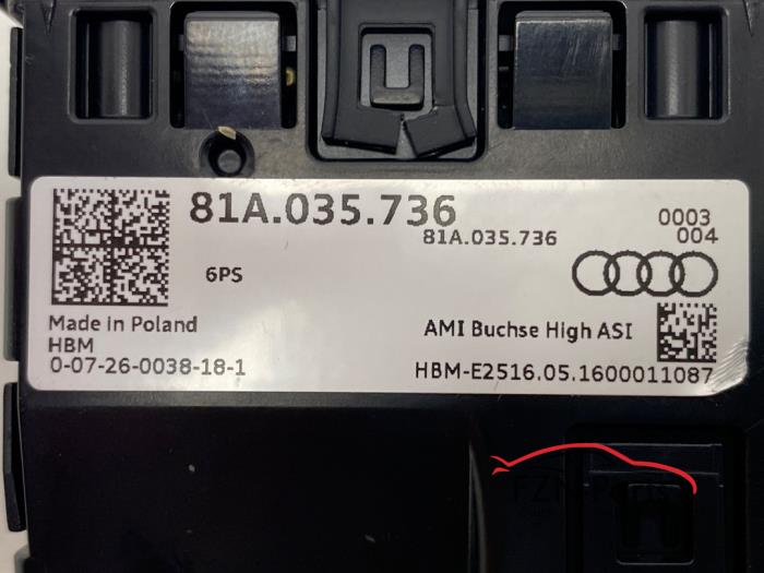Audi A6 C7 4G AUX USB Aansluiting