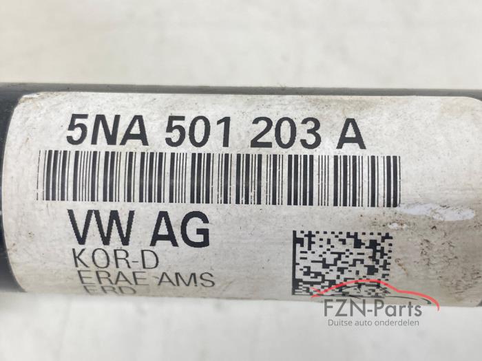 VW Tiguan 5NA R Aandrijfas Links-Achter